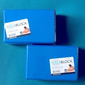 Set of 2 NEW  YOGA BLOCKS/ Bricks/ Agility/fitness/ Flexibility +More Equipnent